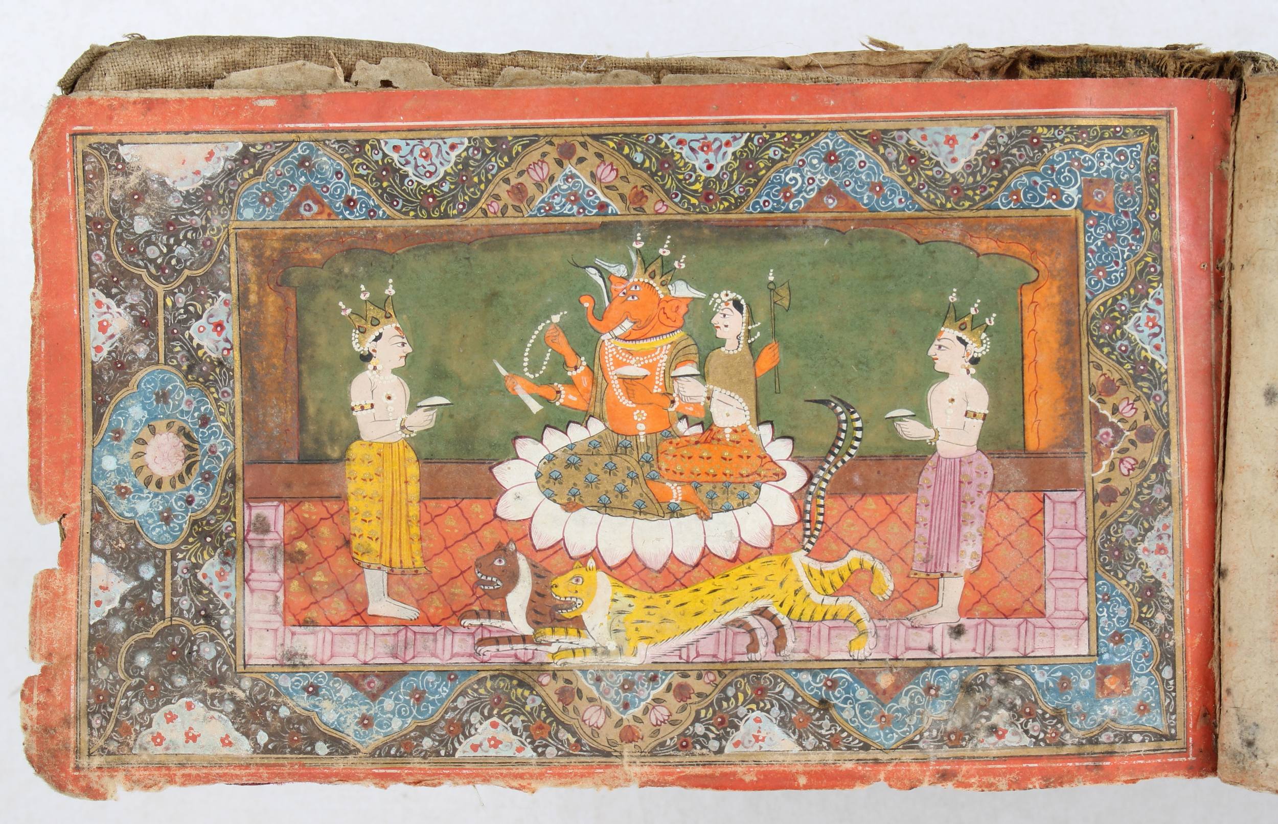 Paddhatis, Indische Handschrift, 18. Jh