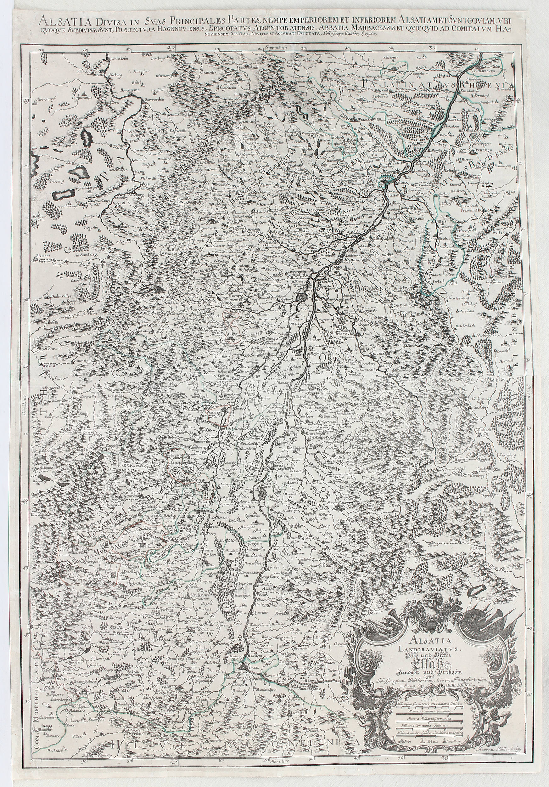 Elsass. J. G. Walther / 15 Bll.