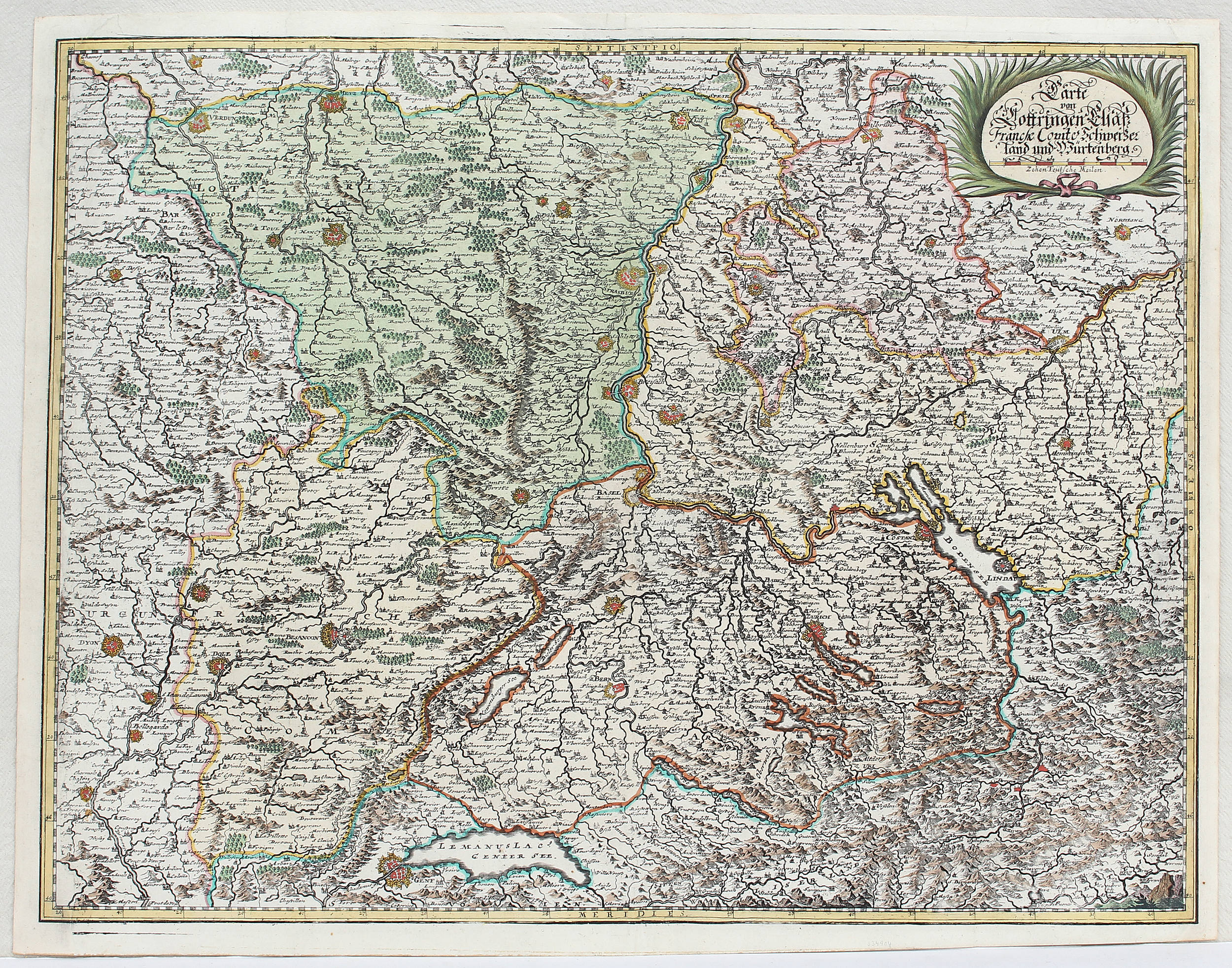 Elsass. J. G. Walther / 15 Bll.