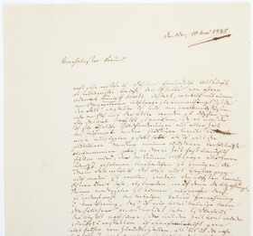 Richard Wagner, Brief an Theodor Apel. 1845