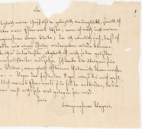 Richard Wagner, Brief an Theodor Apel + Beilage