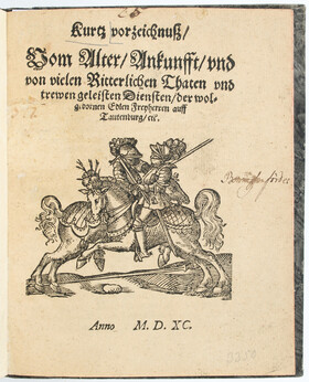 (Clamorinus,) Thaten der Freyherren auff Tautenburg