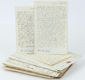 F.A. Schulze (Laun), 113 Briefe an A. Apel