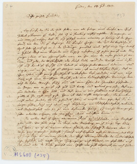 E.F.F. Chladni, Brief u. Billet. 3 Bll. + 1 Heft