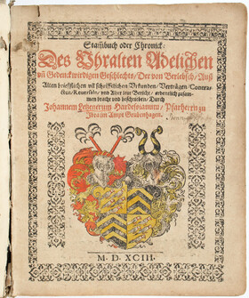 Letzner, Stammbuch der von Berlepsch