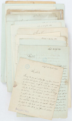 August Apel, Briefwechsel mit Friedrich Kind