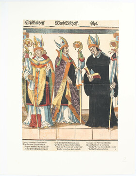 Fryg, Würden und Chargen der römischen Kirche. 6 Bll.