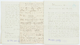 H.A. Rothe, Brief an C.F. Hindenburg. 5 Bll.