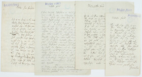 J.T. Mayer, 5 Briefe an C.F. Hindenburg. 5 Bll.