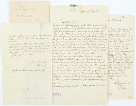 J.K. Wezel, 2 Briefe an D. Chodowiecki. / 3 Bll.