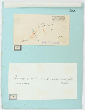 A. Humboldt, 2 Kuverts + L. Bechstein, Billett / 4 Bll.