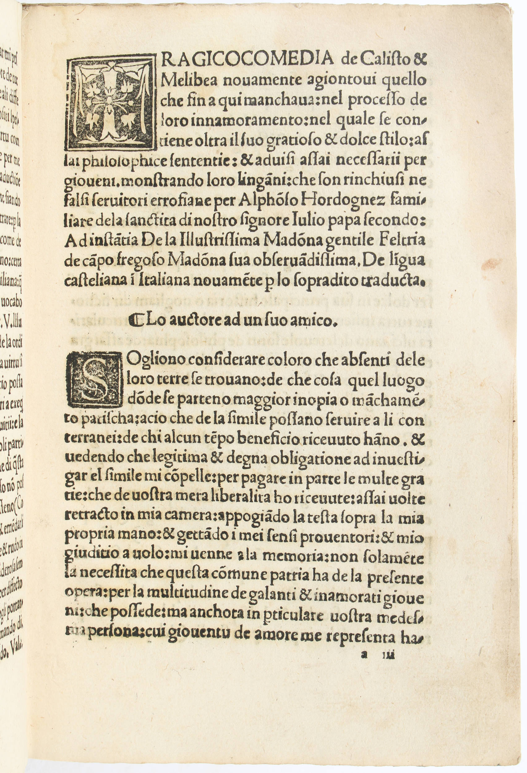 (Rojas), Tragicocomedia di Calisto e Melibea