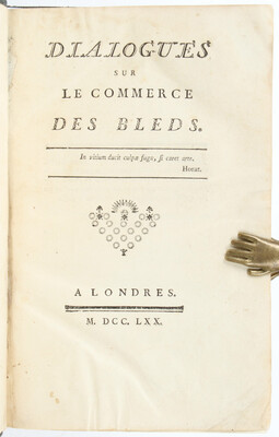 (Galiani), Dialogues sur le commerce