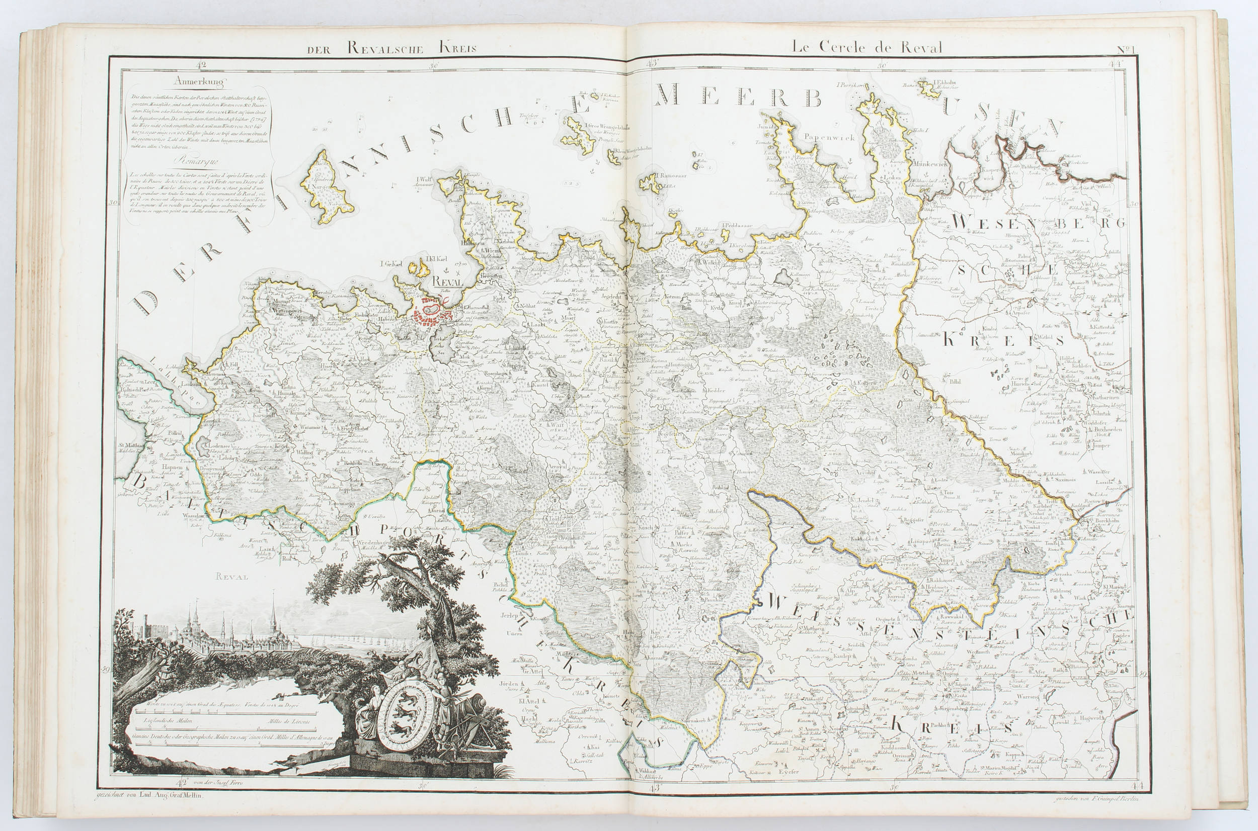 Mellin, Atlas von Liefland