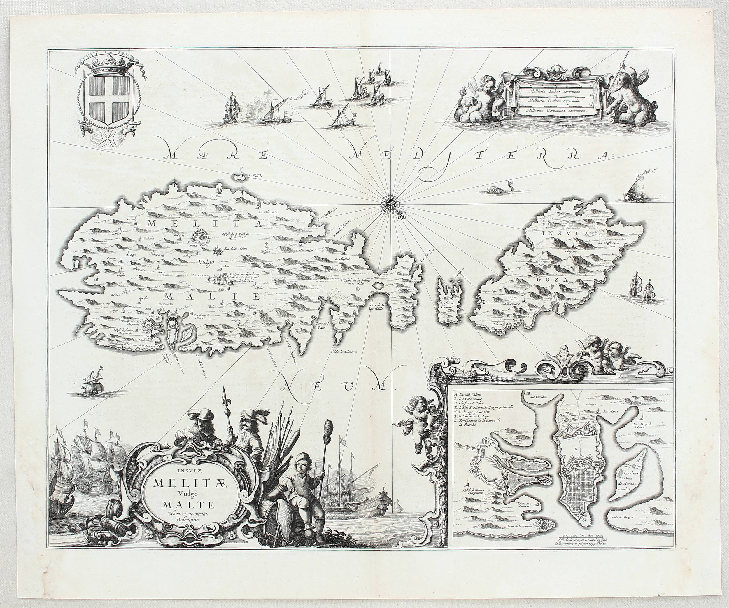 Malta. (Janssonius)
