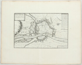 Maastricht. Grundriss. Beaurain / 2 Bll.