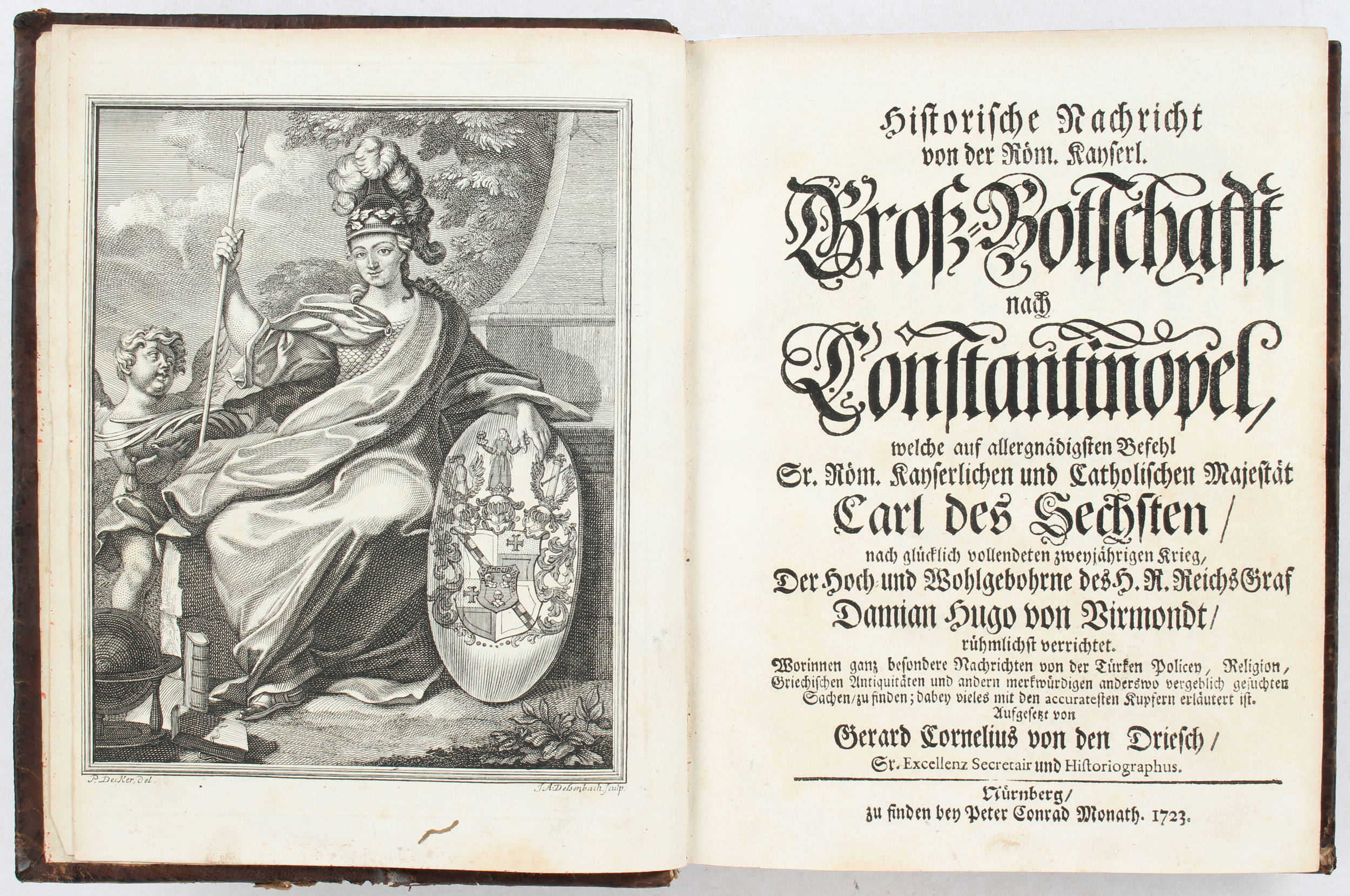 Driesch, Historische Nachricht Constantinopel