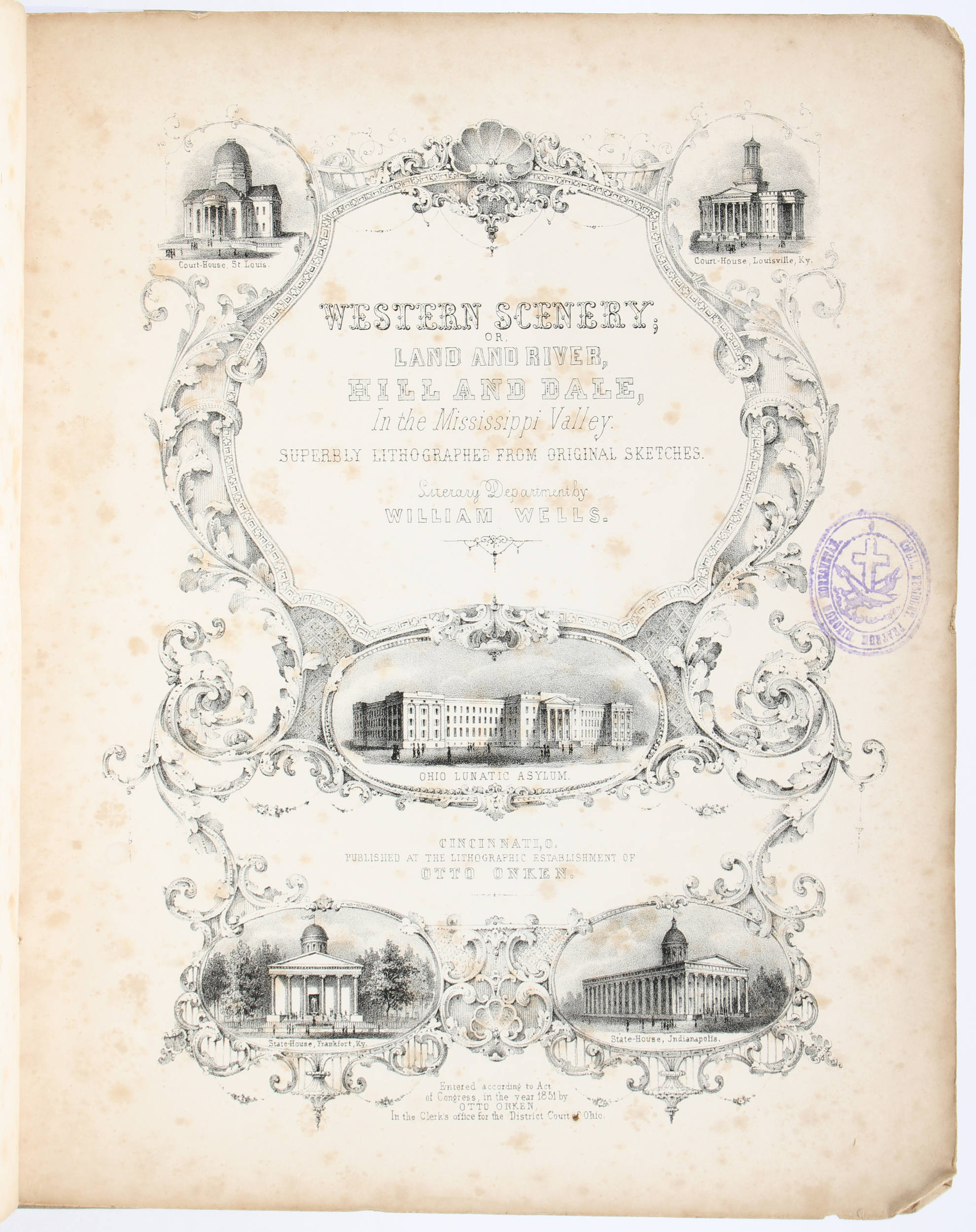 Wells, Western Scenery in the Mississippi Valley