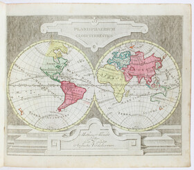 Lotter, Planisphaerium globi terrestris. Taschenatlas