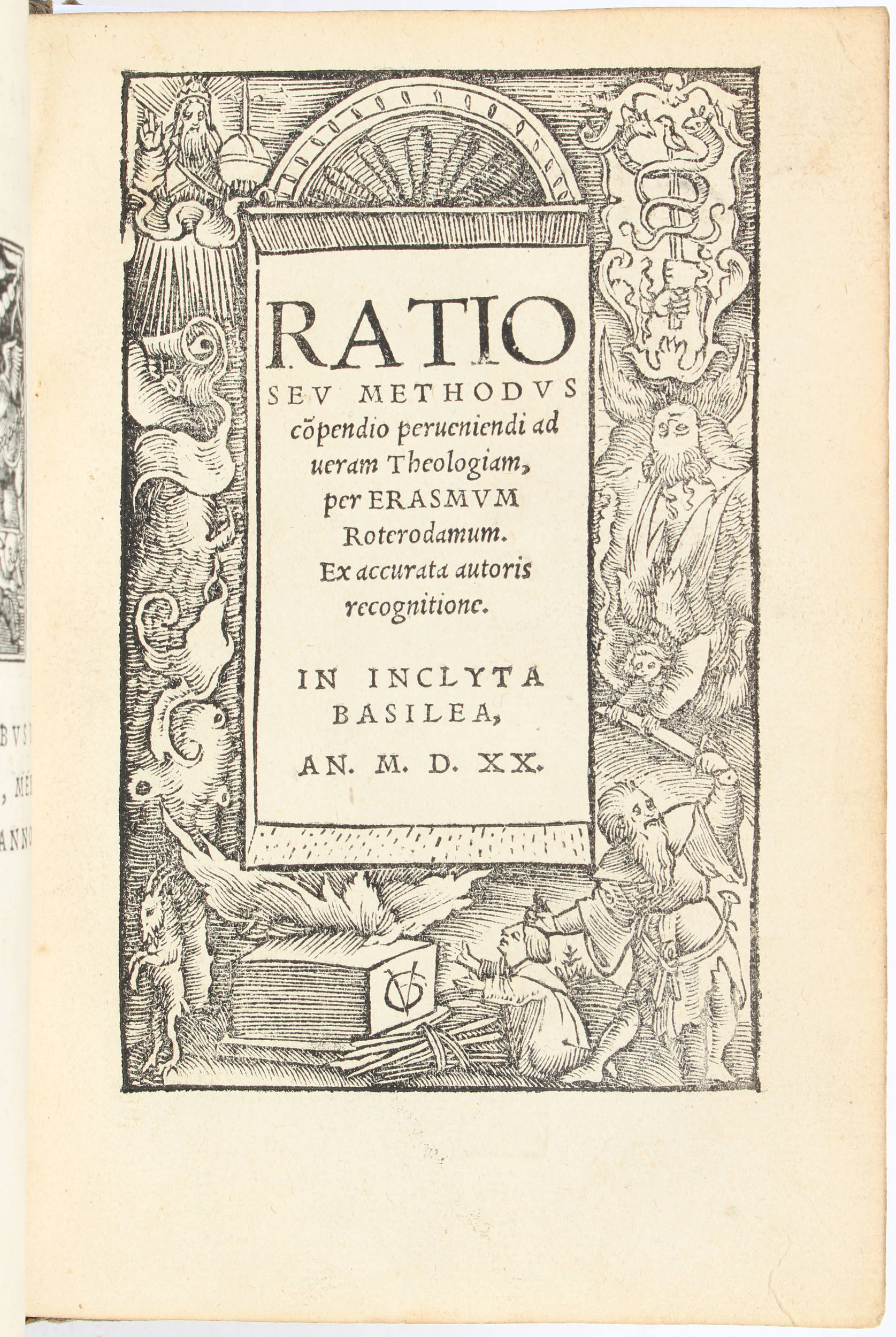 Erasmus Roterodamus, Ratio seu methodus + Beibde.