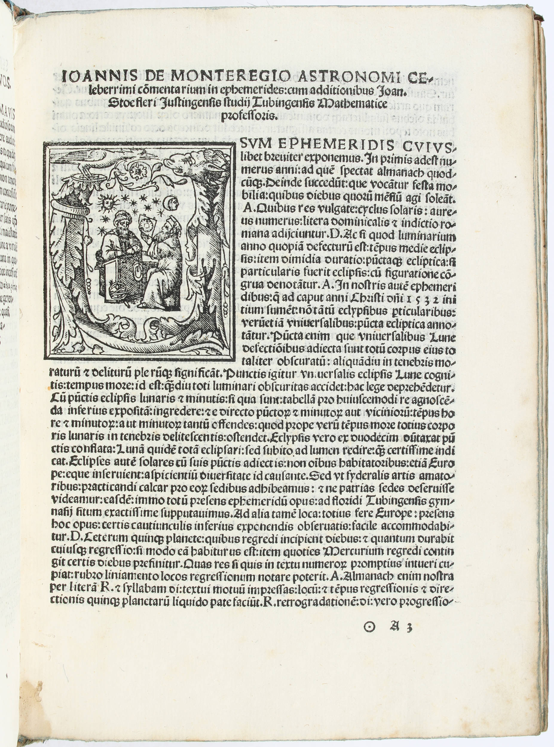 Stoeffler, Ephemeridum opus. Venedig 1532