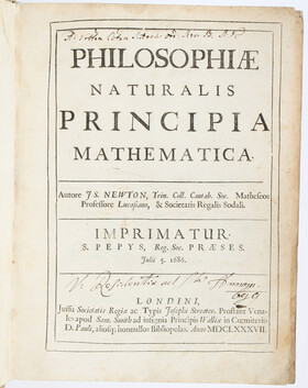 Newton, Principia mathematica