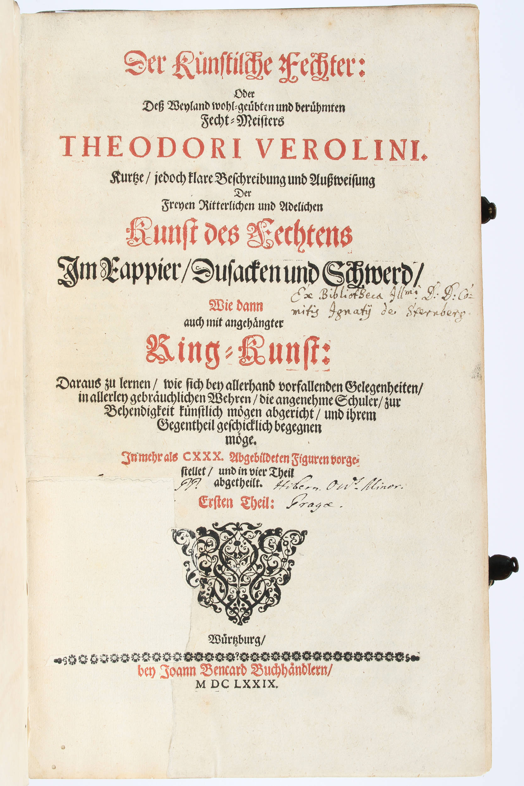Verolinus, Der Künstilche Fechter
