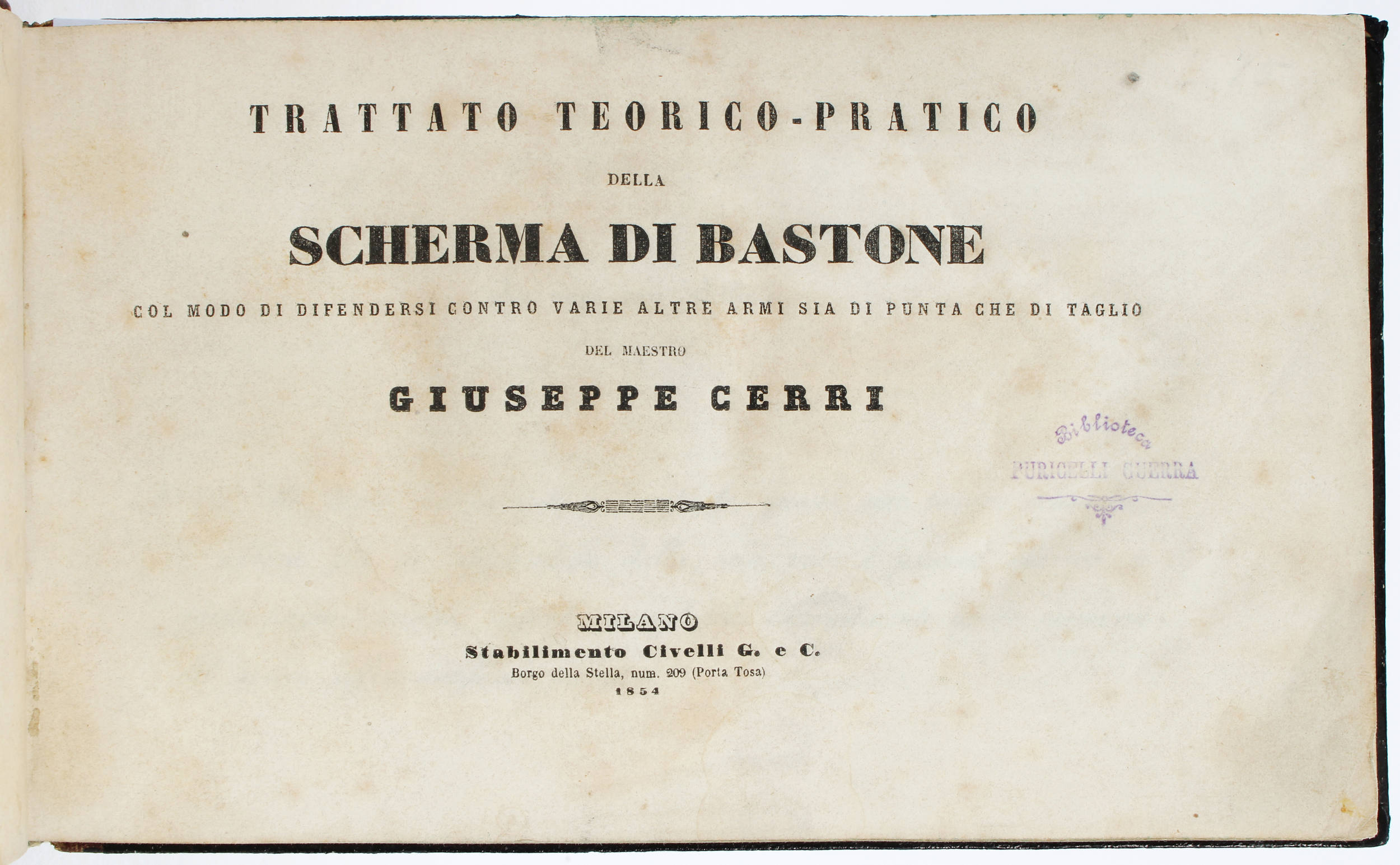 Cerri, Scherma di Bastone