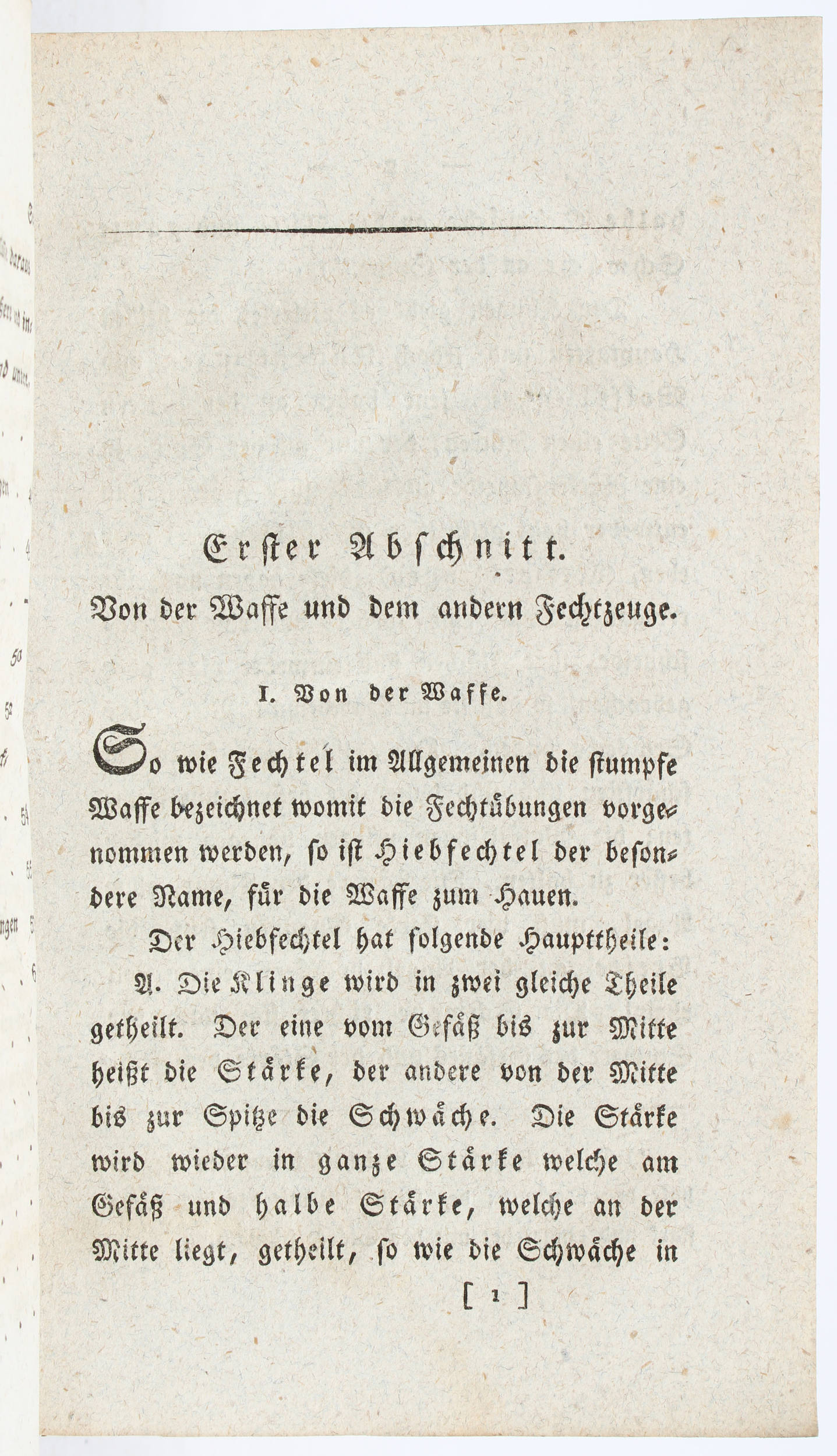 Eiselen, Das deutsche Hiebfechten