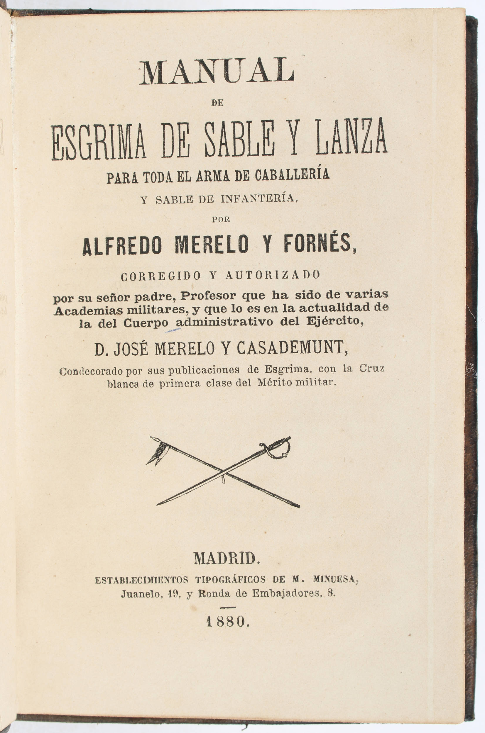 Merelo y Fornés, Manual de esgrima