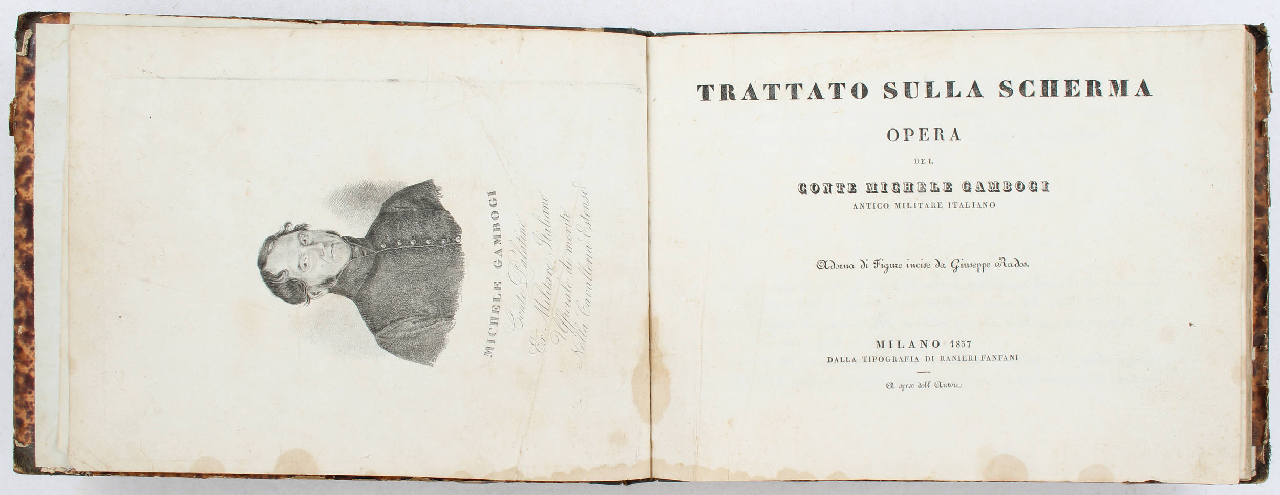 Gambogi, Trattato sulla scherma