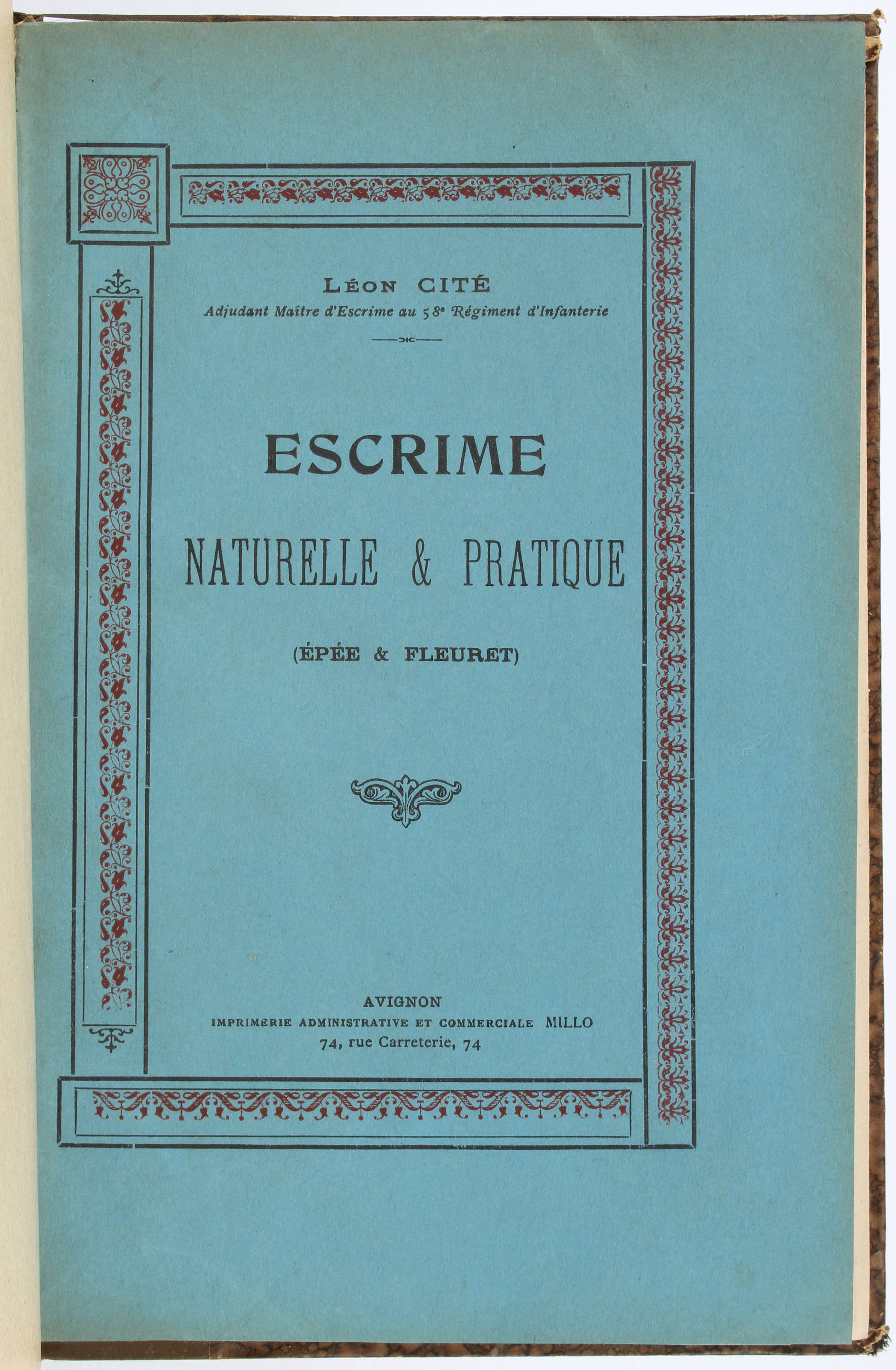 Cité, Escrime naturelle & pratique