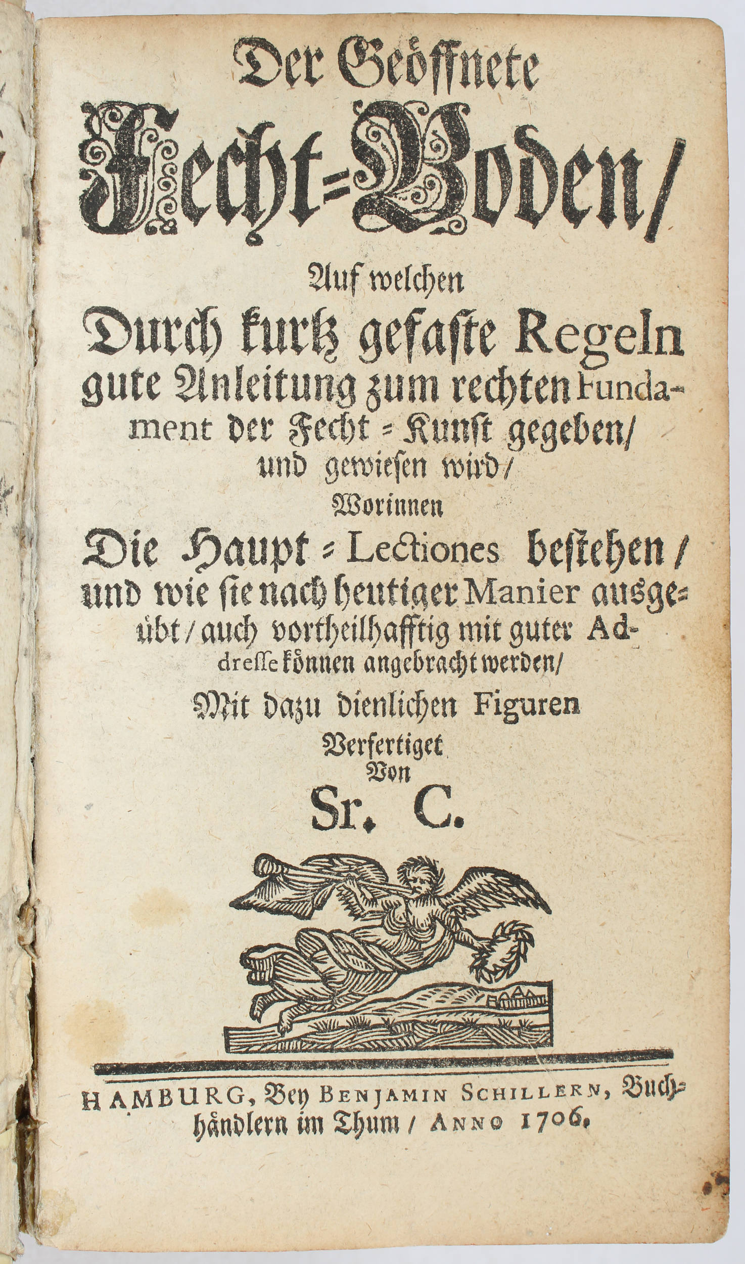Der Geöffnete Fecht-Boden + 4 Beibde.