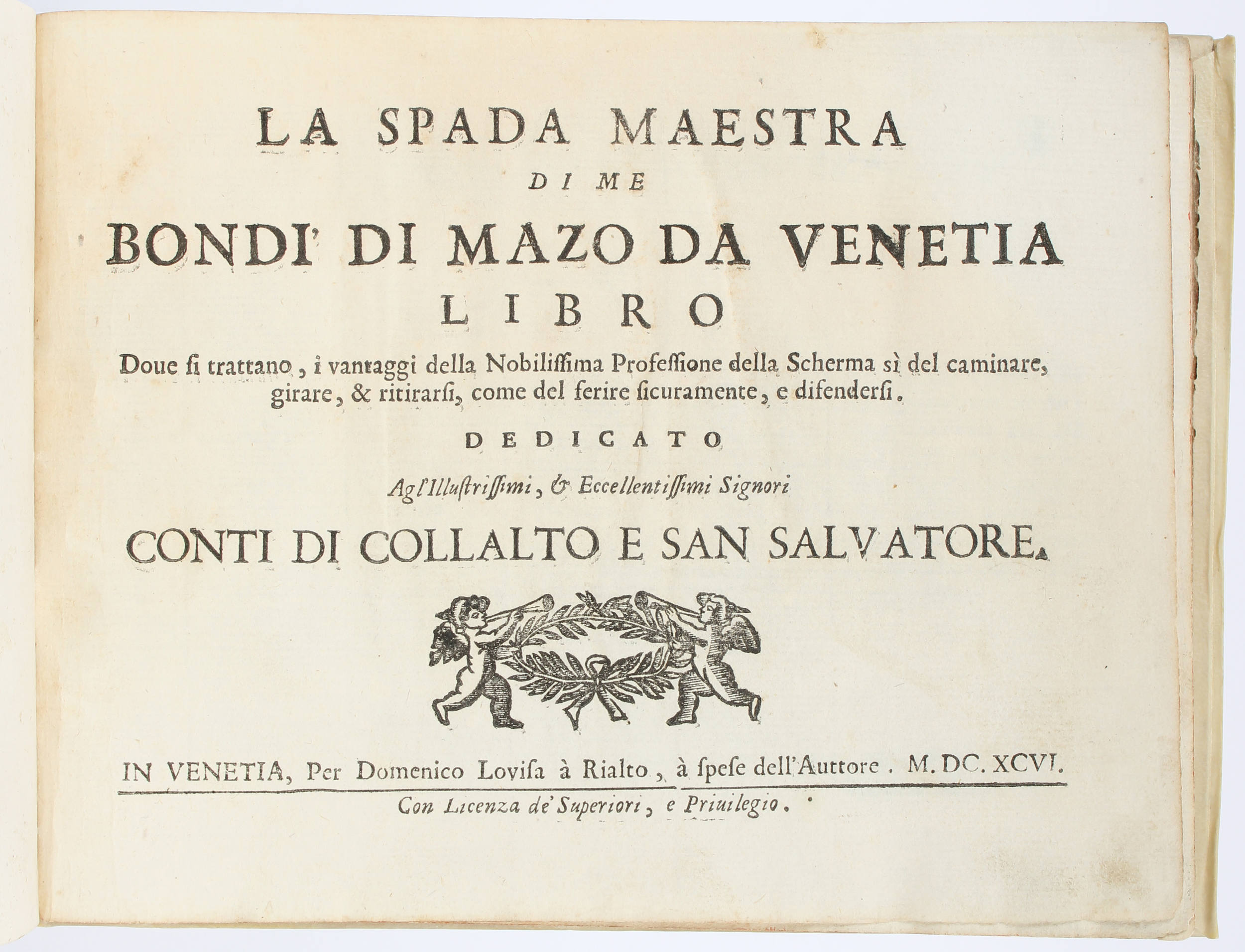 Bondi di Mazo, La spada maestra