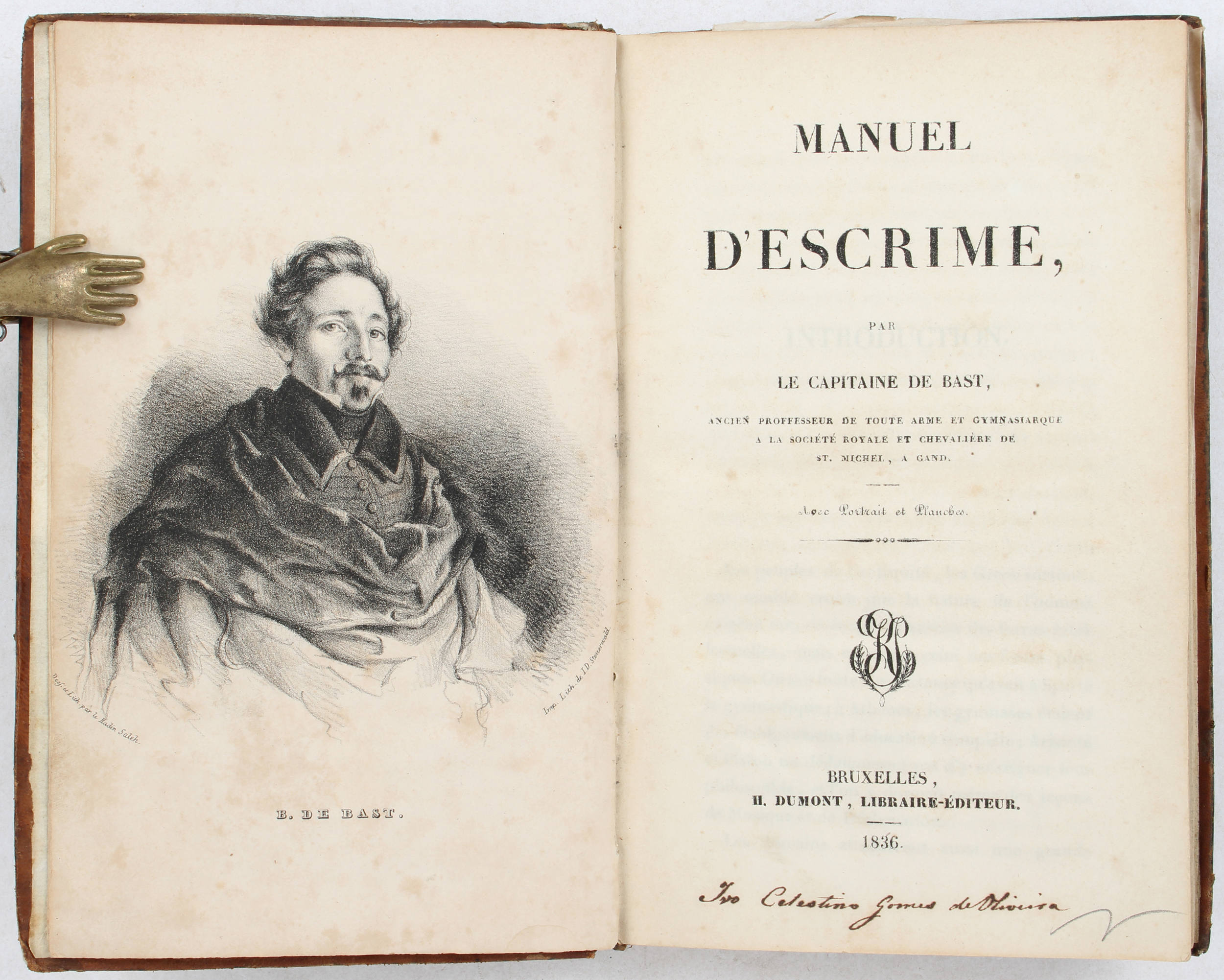 Bast, Manuel d'escrime (Brüssel)