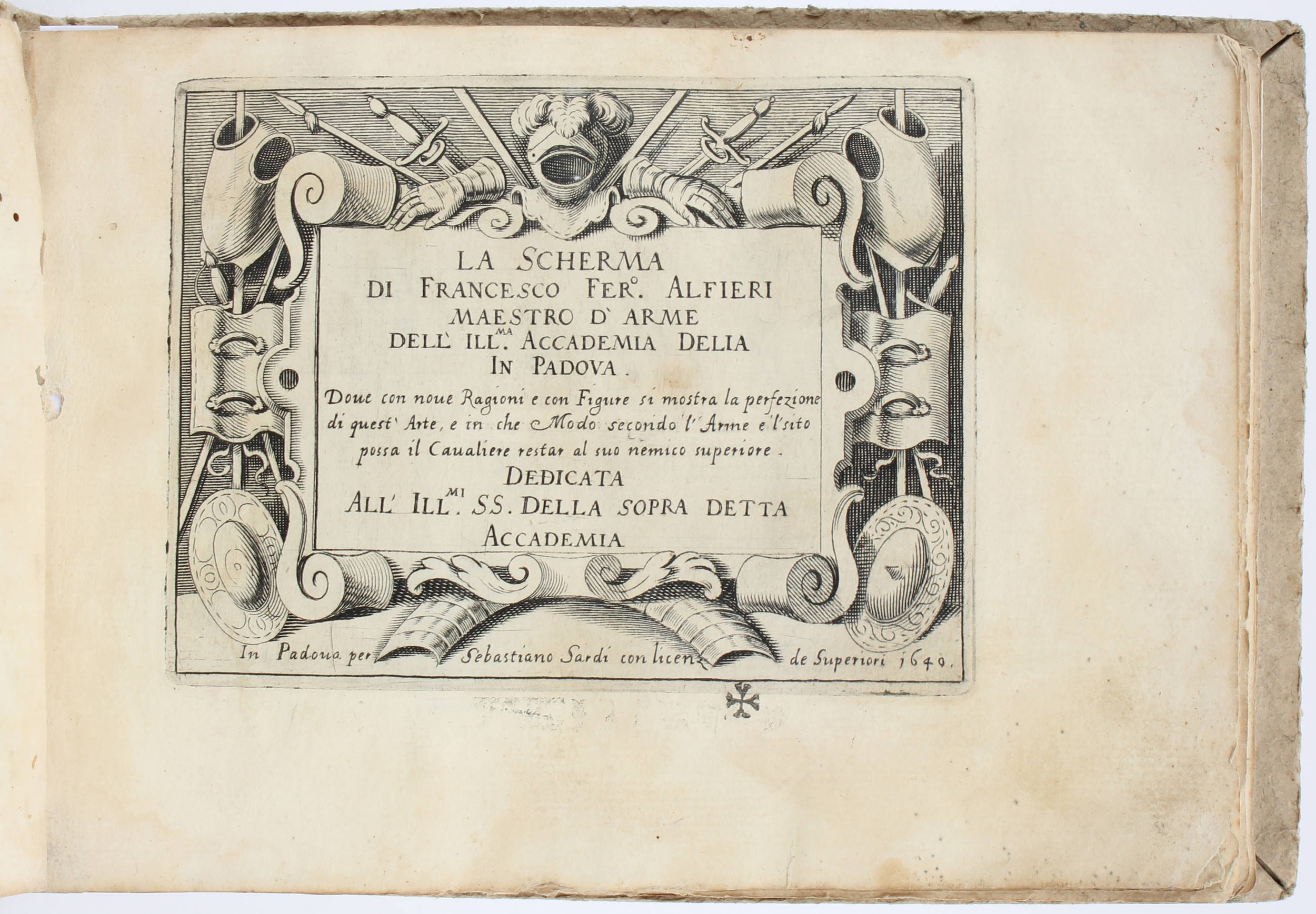 Alfieri, La scherma