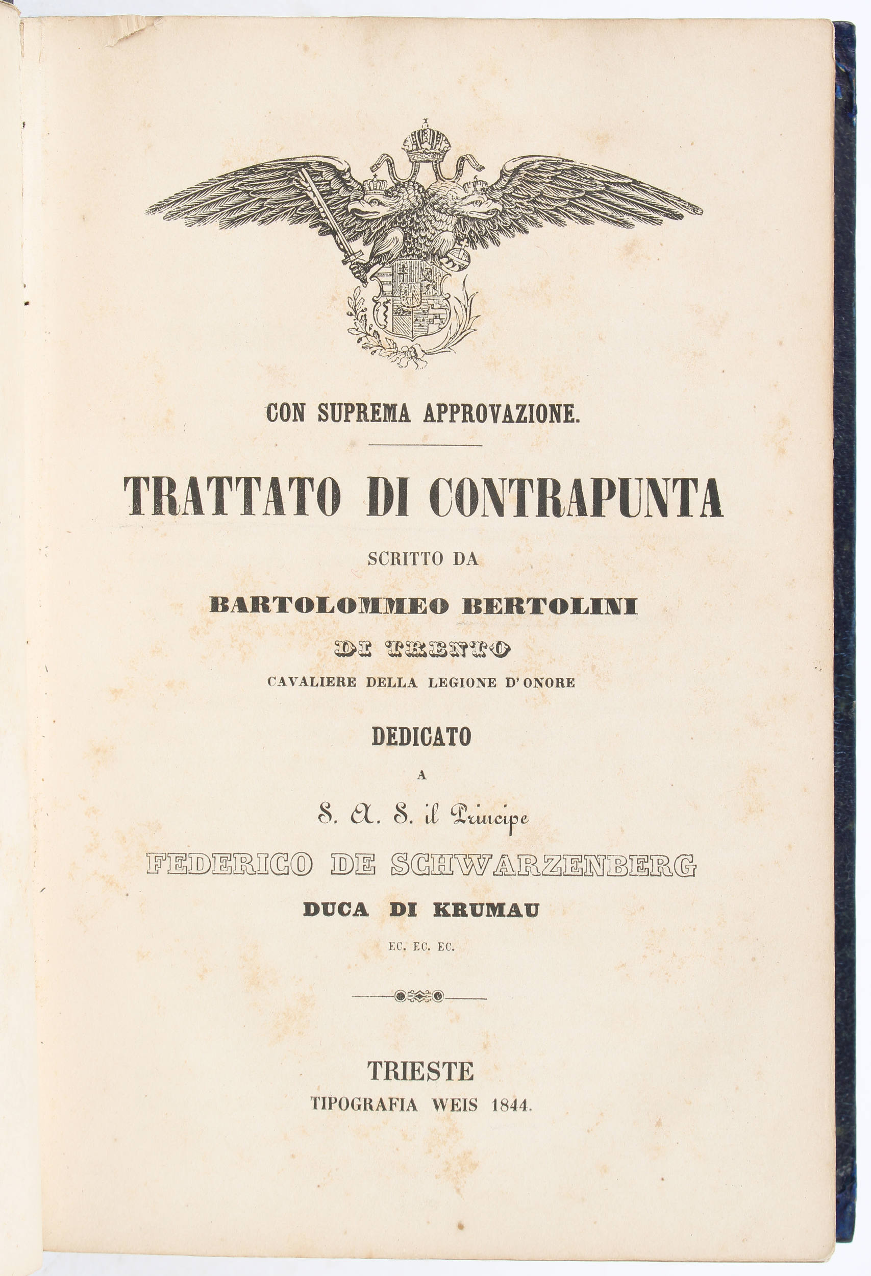 Bertolini, 3 Werke. 1842-44