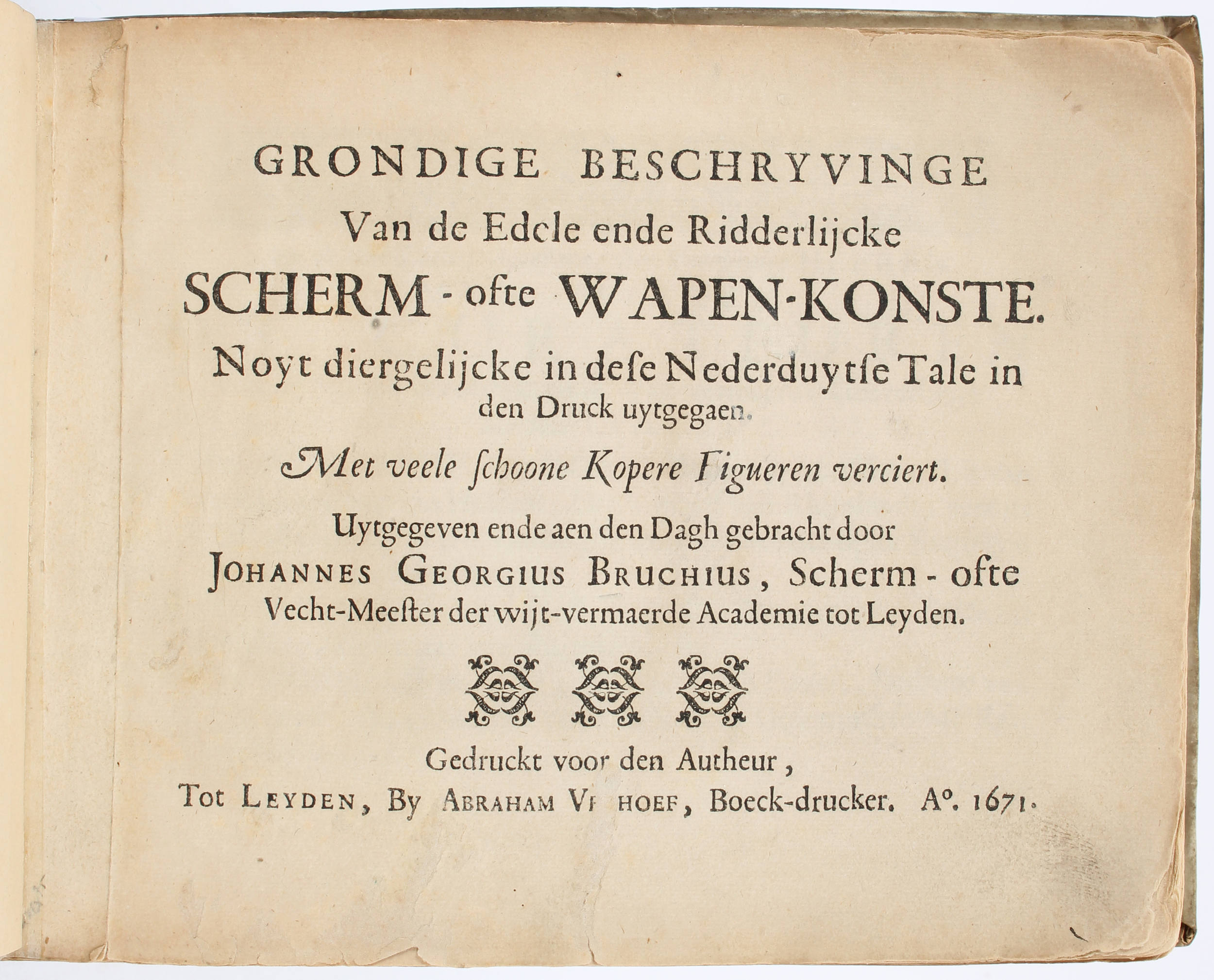 Bruchius, Scherm- ofte Wapen-Konste