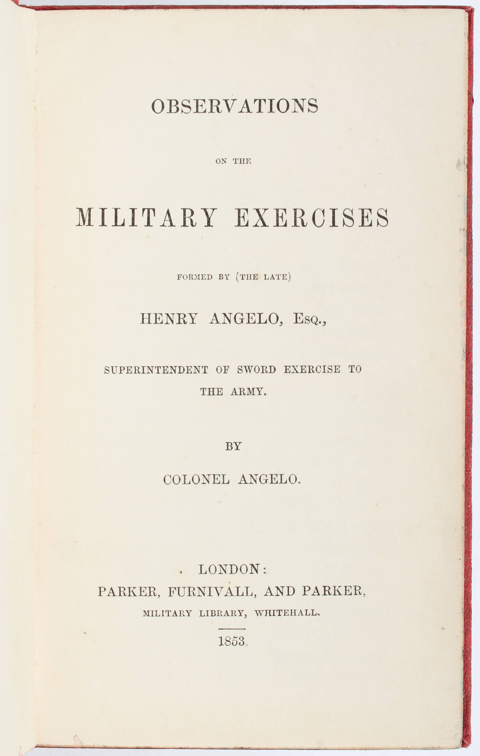 Angelo, Military Exercises / 4 Bde.