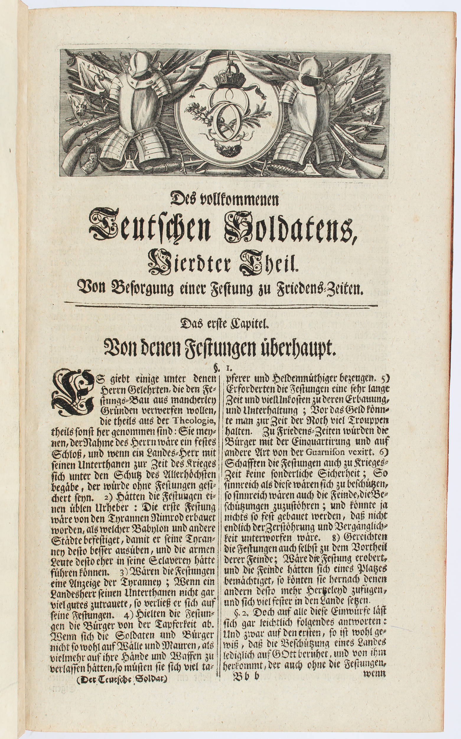 Fleming, Der vollkommene Teutsche Soldat (Tl. III-VI)
