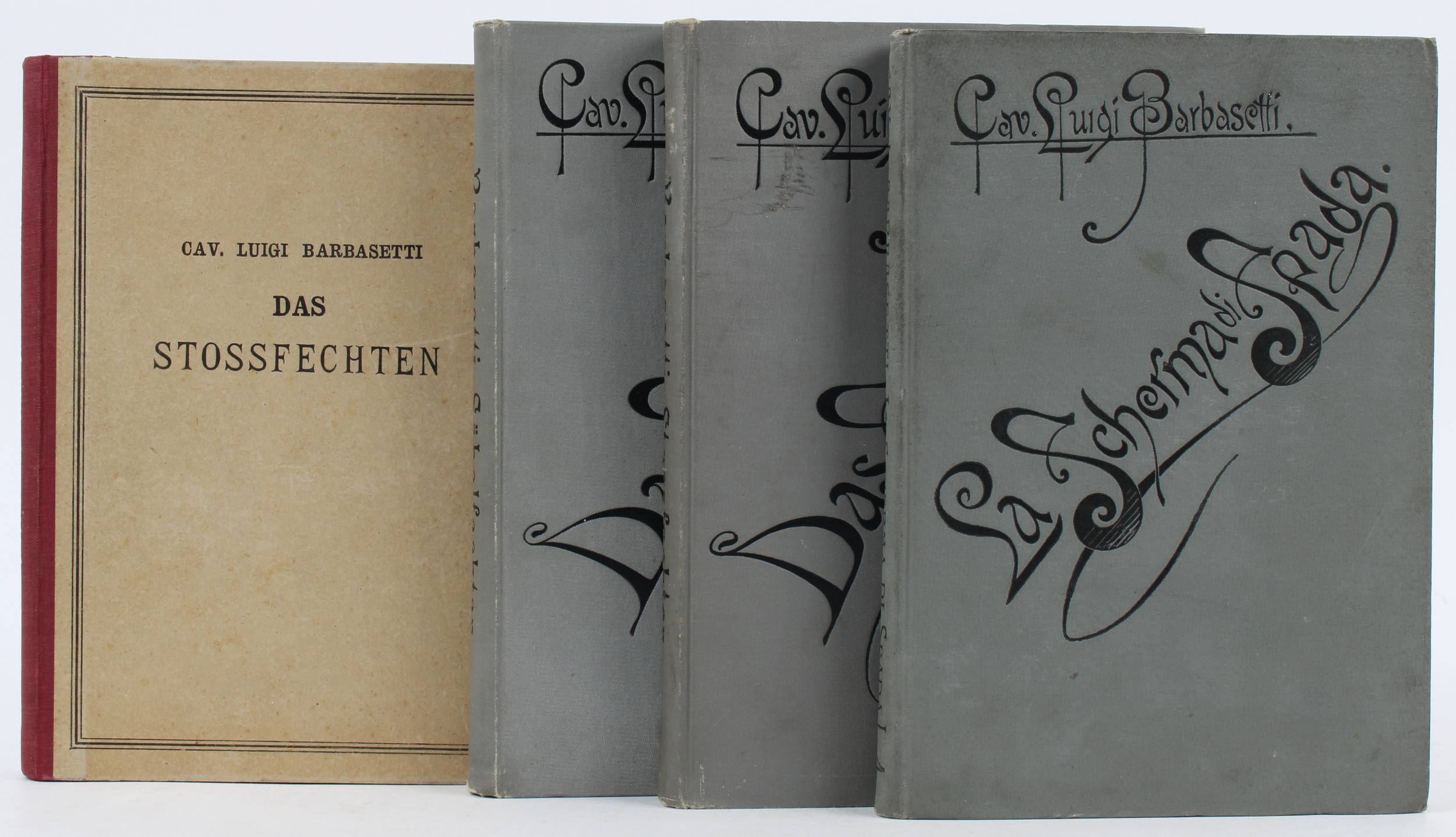 Barbasetti, 4 Werke 1899-1902. 4 Bde.