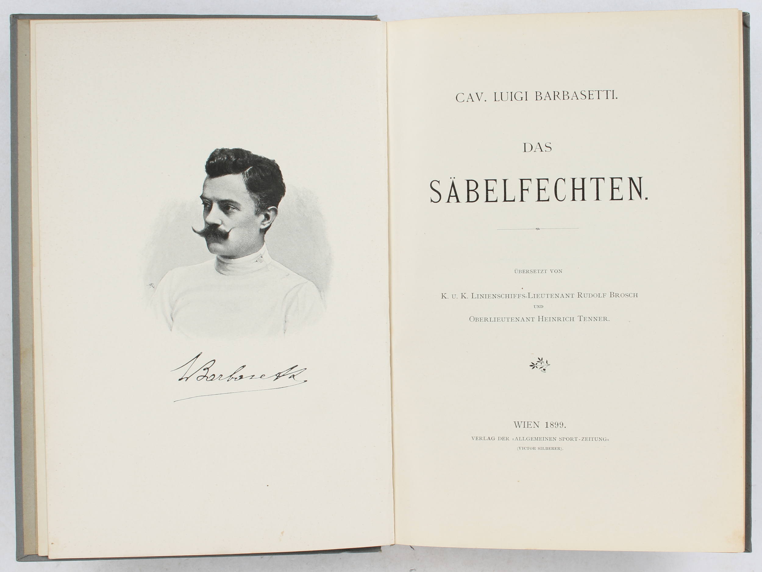 Barbasetti, 4 Werke 1899-1902. 4 Bde.