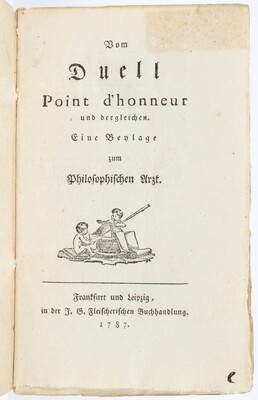 Weikard, Vom Duell Point d'honneur
