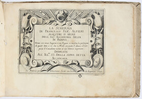 Alfieri, La scherma