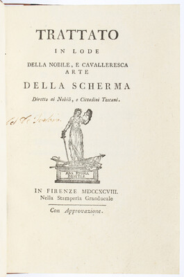 (Micheli), Trattato in lode della scherma