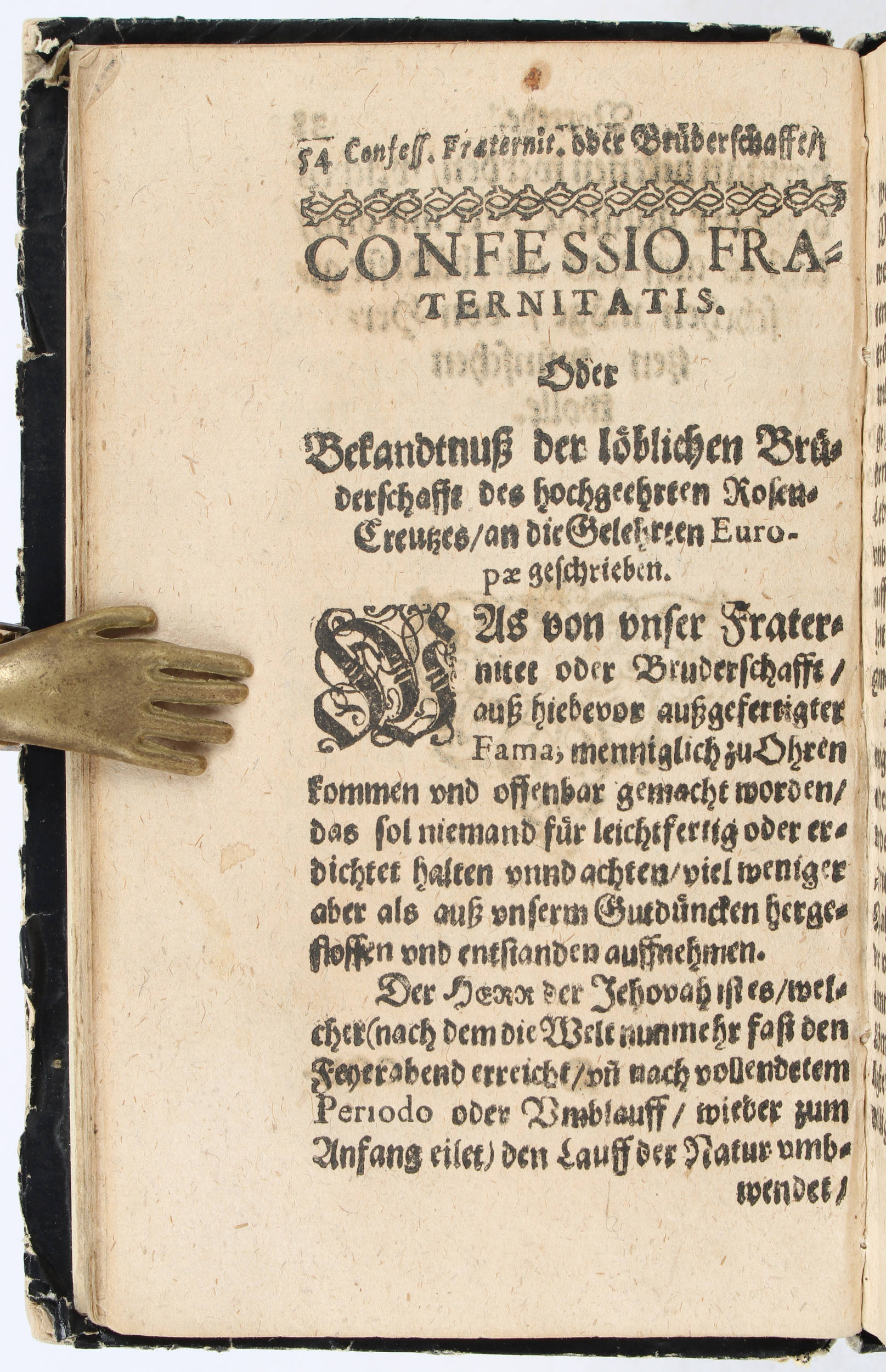 Andreae, Fama Fraternitatis