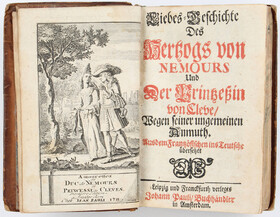 La Fayette, Liebes-Geschichte des Hertzogs von Nemours