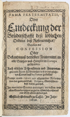 Andreae, Fama Fraternitatis
