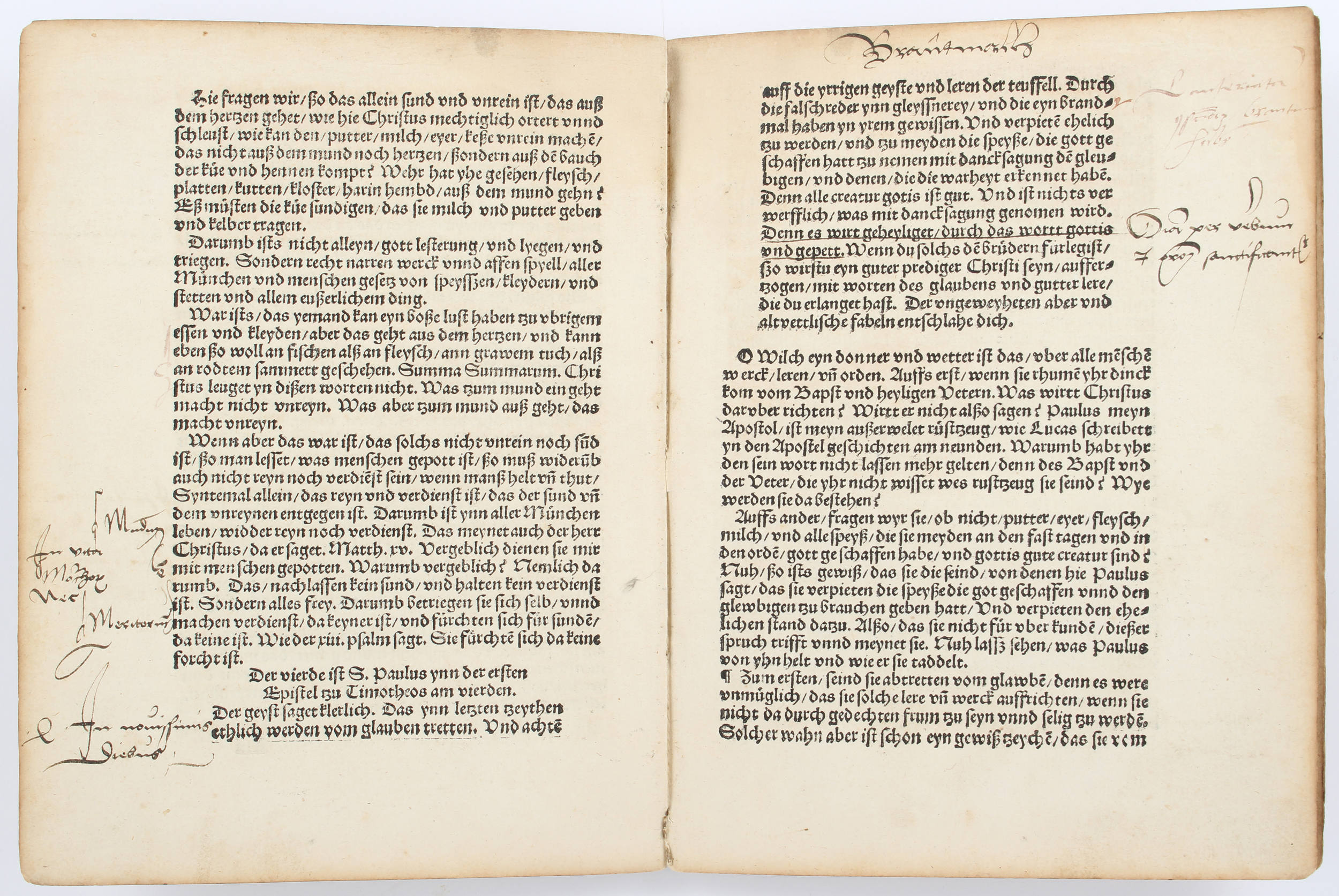 Luther, Von menschen leren tzu meyden