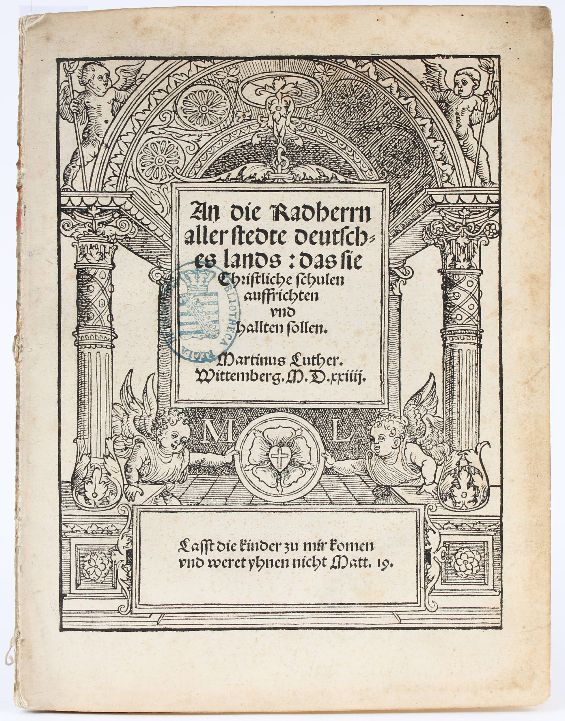 Luther, An die Radherrn aller stedte